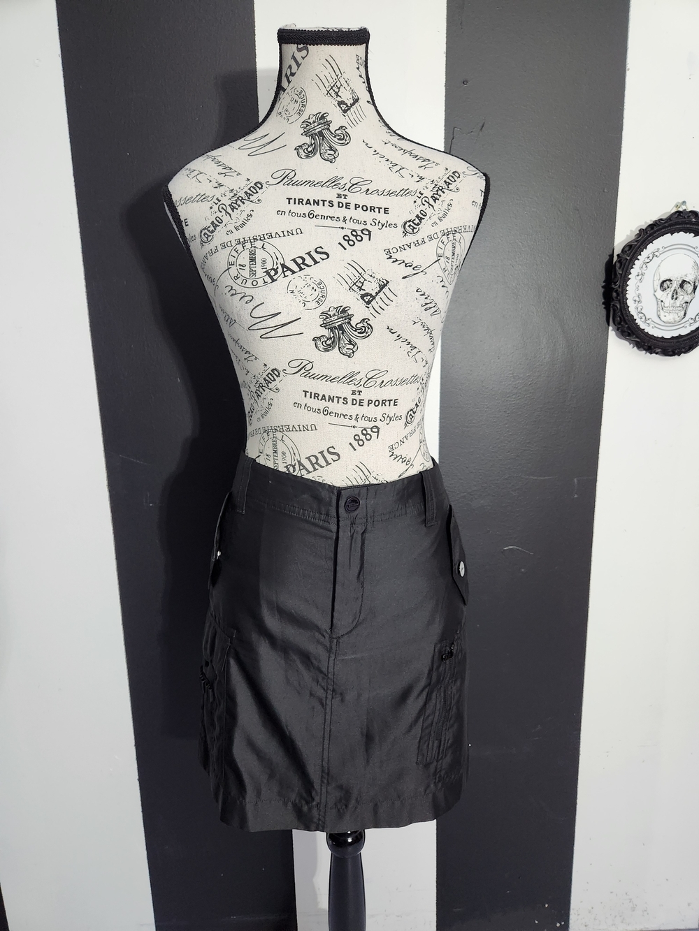 Ralph Lauren Black Mini Cargo Skort